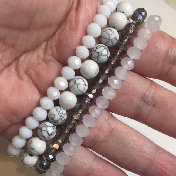 Faux Crystal Bracelet Set - Picture 3 of 5